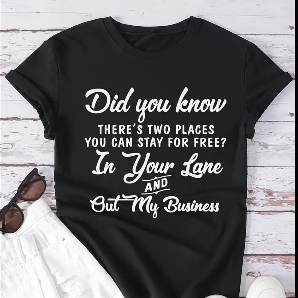 Graphic Tee - Stay in your lane